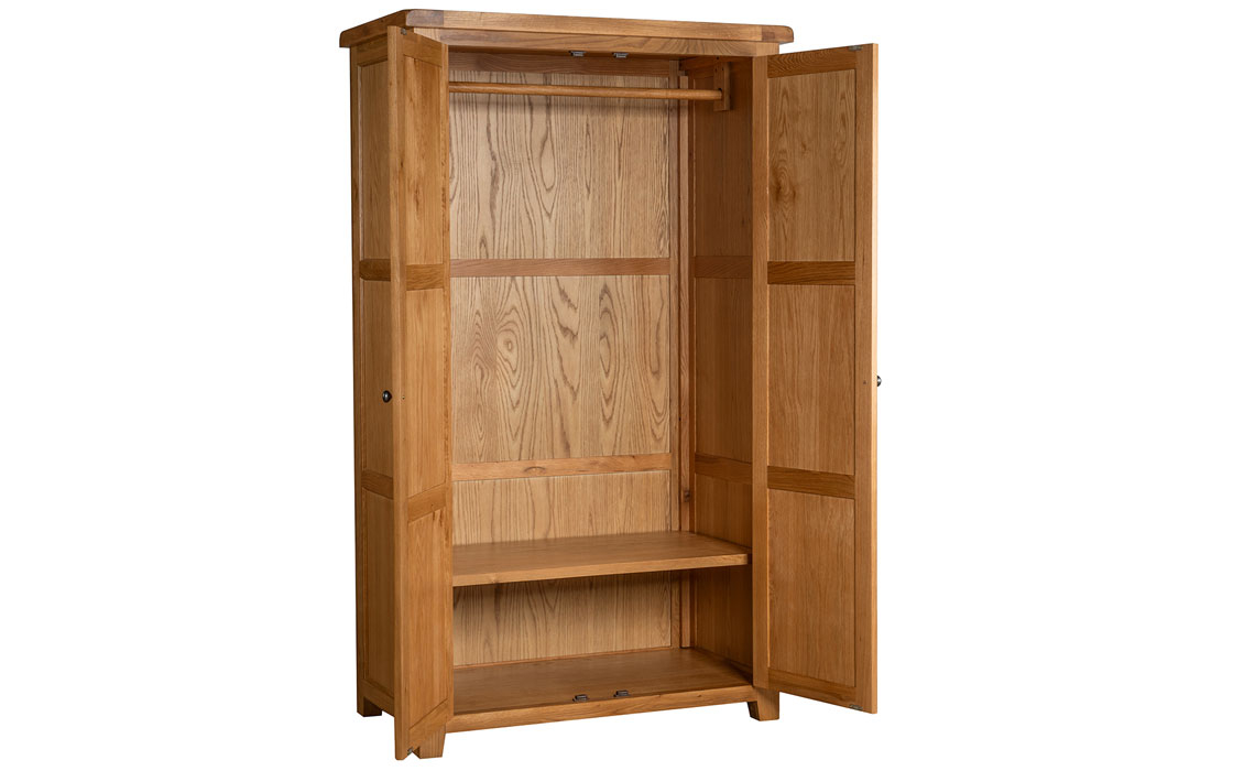 Newborne Oak Double Wardrobe