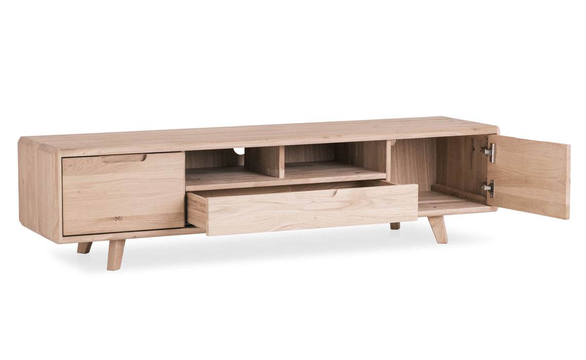 Oxford Solid Oak Large TV Unit