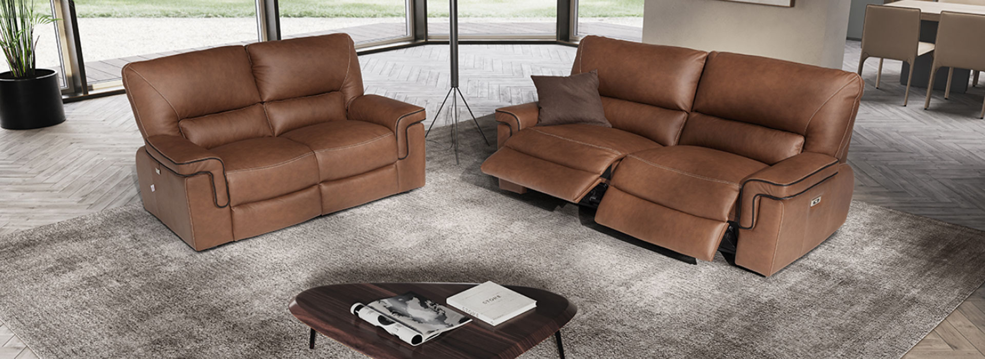 Legend Manual Recliner Armchair - Leather Or Fabric