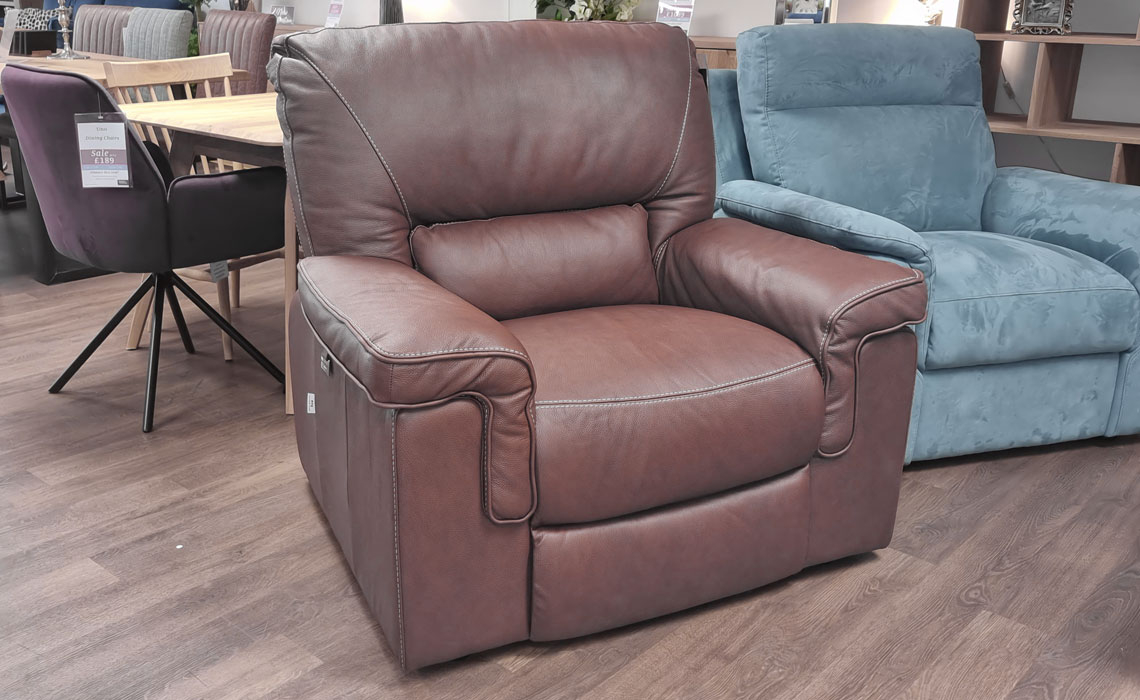 Legend Manual Recliner Armchair - Leather Or Fabric