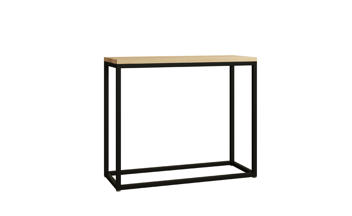 Modal Solid Oak Small Console Table