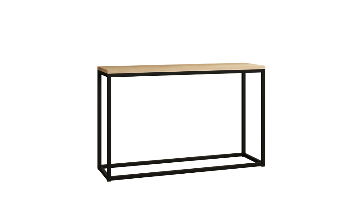 Modal Solid Oak Medium Console Table