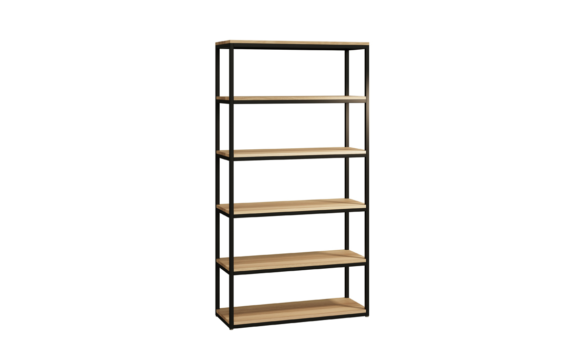 Modal Solid Oak Medium Bookcase