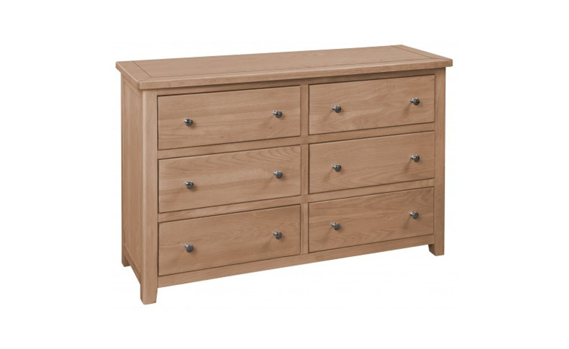 Havana Oak 6 Drawer Chest