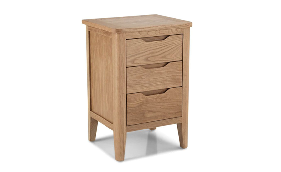 Copenhagen 3 Drawer Bedside