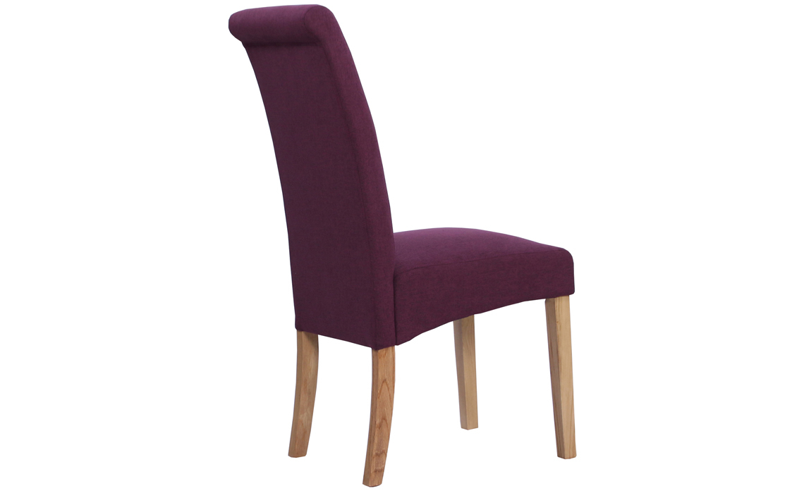 Bucklesham Roll Back Fabric Chair Maroon