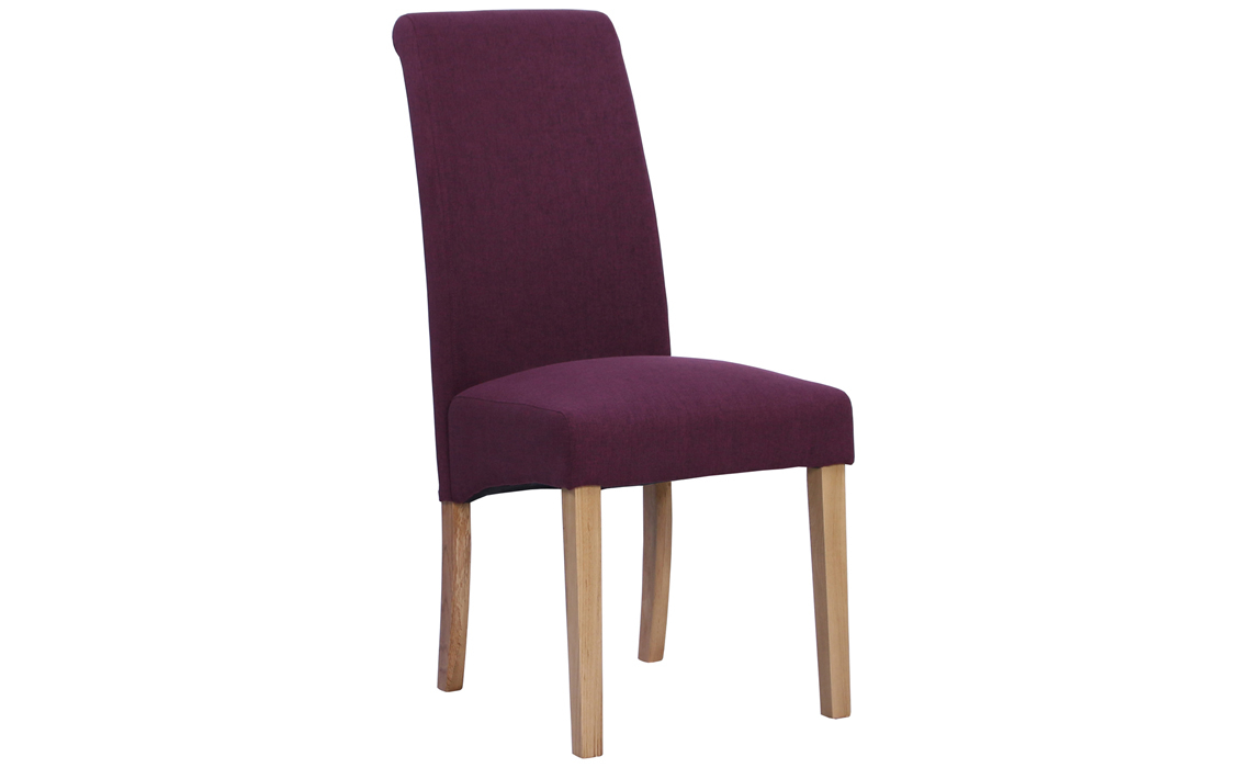 Bucklesham Roll Back Fabric Chair Maroon