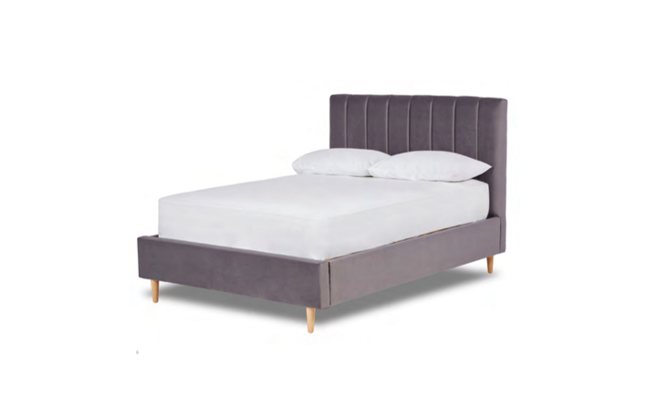 5ft Kingsize Upholstered Bed Frames - Winchester 5ft King Size Fabric Bed Frame With Low End