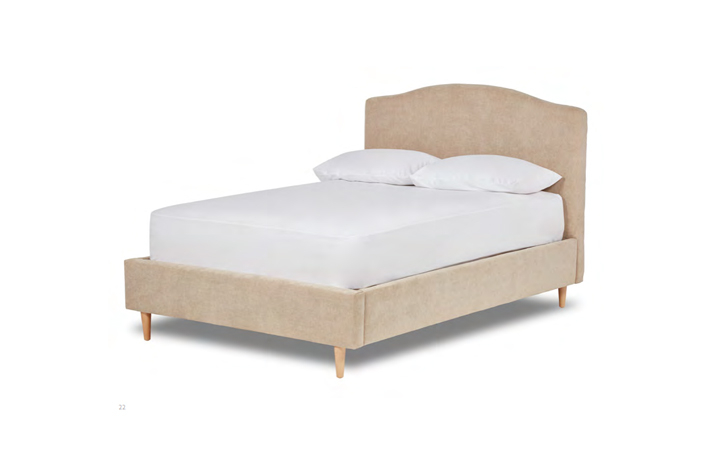 5ft Kingsize Upholstered Bed Frames - Lisburn 5ft King Size Fabric Bed Frame With Low End With Low End