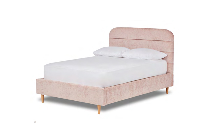 5ft Kingsize Upholstered Bed Frames - Canterbury 5ft King Size Fabric Bed Frame With Low End With Low End