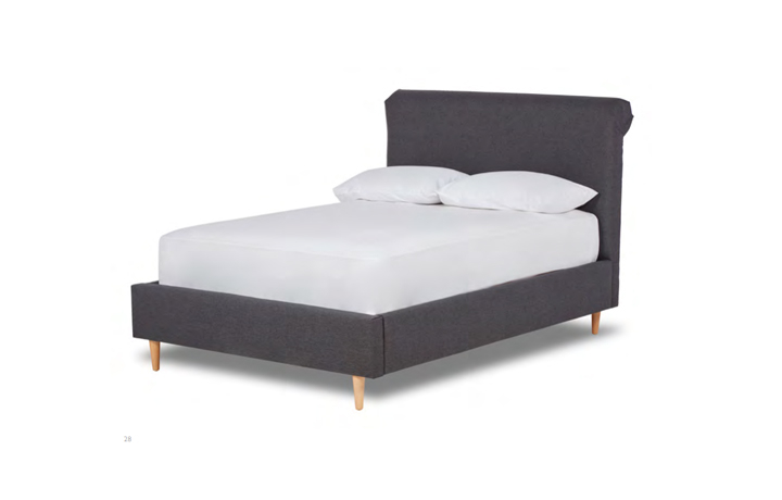 5ft Kingsize Upholstered Bed Frames - Hove 5ft King Size Fabric Bed Frame With Low End With Low End