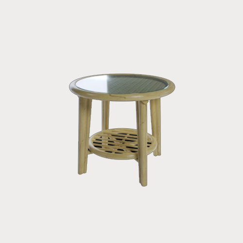 Daro - Dingley Collection - Dingley 50cm Top Glass Round Side Table