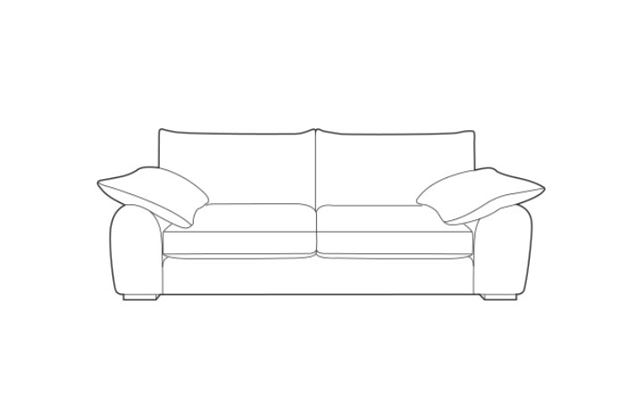  4 Seater Sofas - Billy Grand Sofa
