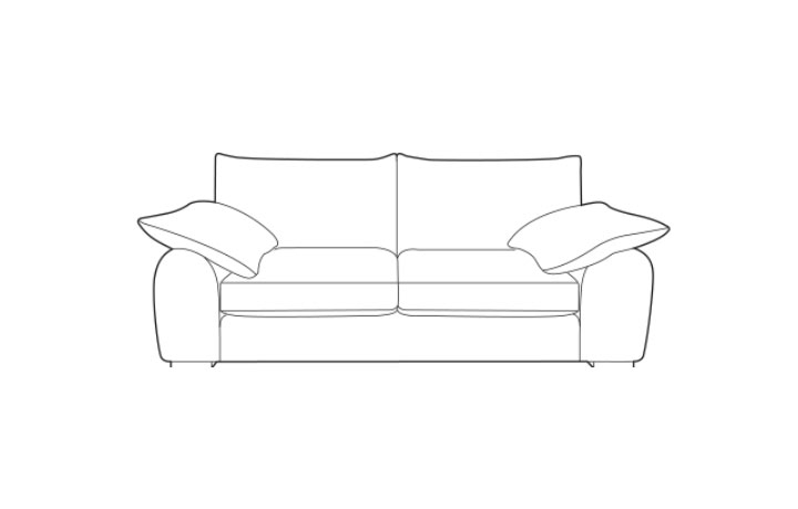  4 Seater Sofas - Billy Extra Large Sofa