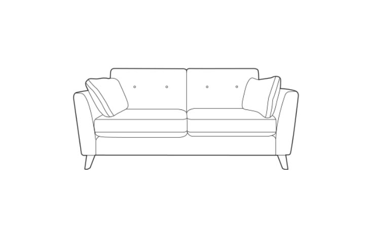  3 Seater Sofas - Peyton Large Sofa