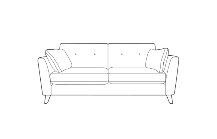  4 Seater Sofas - Peyton Extra Large Sofa