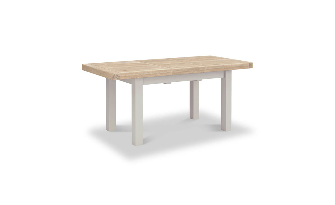 Clovelly Grey Painted Collection - Clovelly Stone Grey Small Extending Dining Table