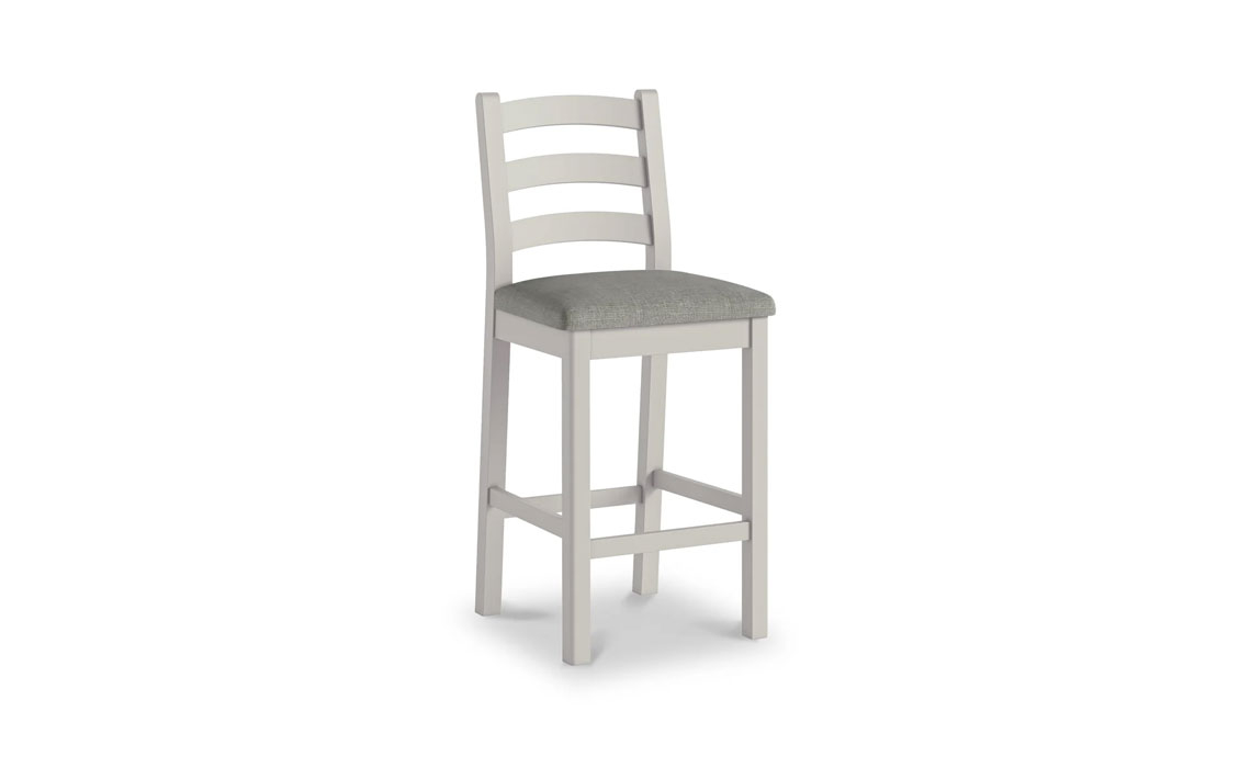 Clovelly Grey Painted Collection - Clovelly Stone Grey Bar Stool