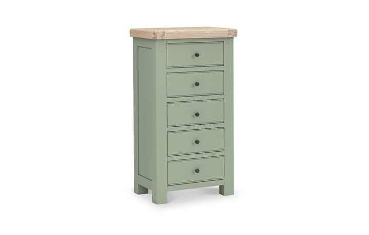 Clovelly Sage Painted Collection - Clovelly Sage Painted Tall Boy