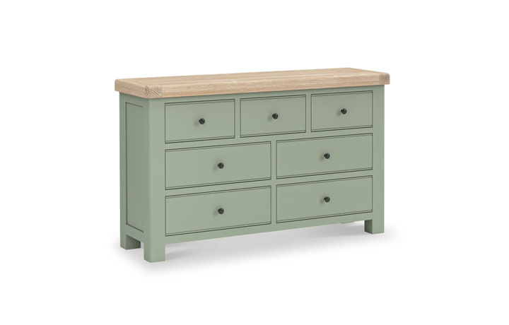 Clovelly Sage Painted Collection - Clovelly Stone Grey Painted 3 Over 4 Chest