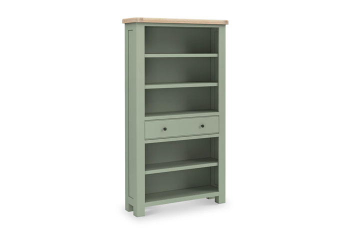 Clovelly Sage Painted Collection - Clovelly Sage Large Bookcase