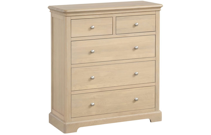 Melford Oak Collection -  Melford Oak 2 Over 3 Chest Of Drawers