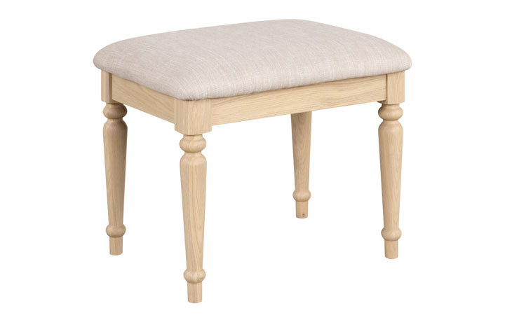 Dressing Tables & Stools - Melford Oak Dressing Table Stool