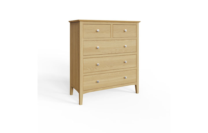 Riva European Oak Collection - Riva 2 over 3 Chest of Drawers