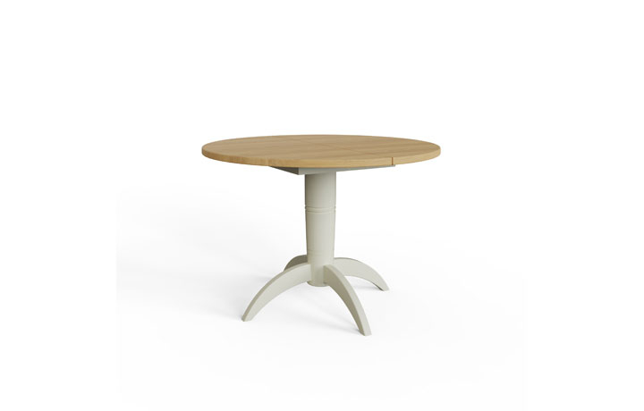 Valletta Living & Dining - Painted - Valletta Painted Round Extending Pedestal Table