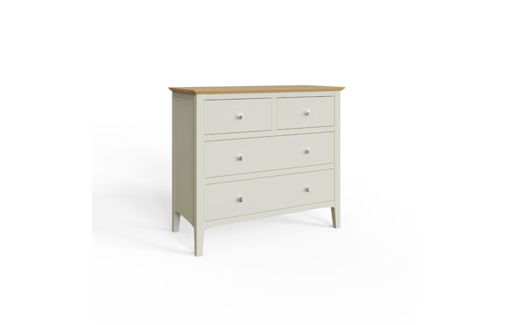 Riva Painted Bedroom Furniture - Riva Painted 2 Over 2 Chest Drawer