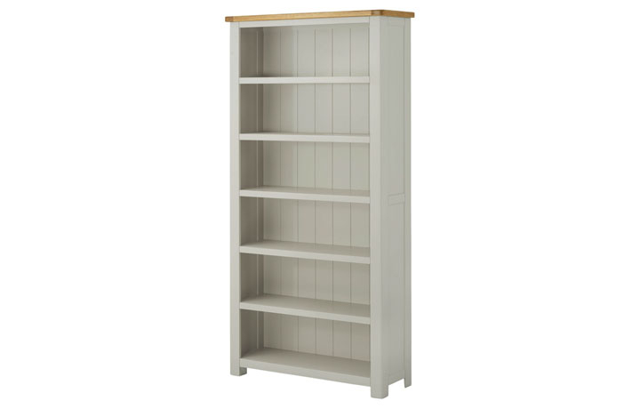 Painted Bookcases - Pembroke Stone Painted Large Bookcase