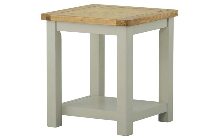 Painted Coffee Tables - Pembroke Stone Painted Lamp Table 
