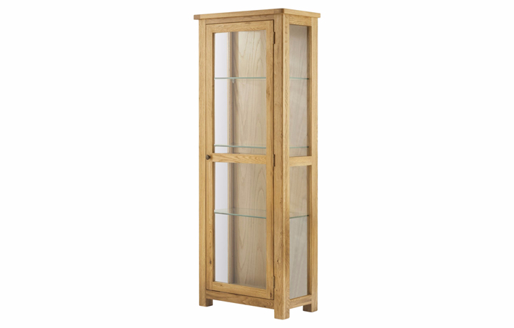 Pembroke Oak Collection - Pembroke Oak Glazed Display Cabinet