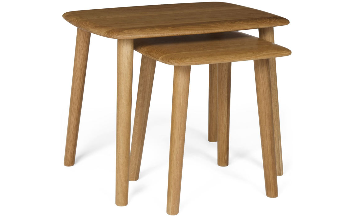 Nested Tables - Origin Oak Nest of 2 Tables