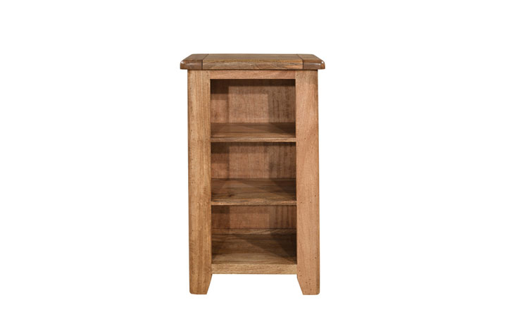 Dalbury Mango Wood  - Dalbury Mango Small Bookcase / DVD Unit